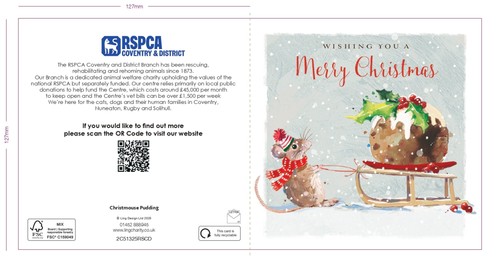 Rspca charity christmas cards - charity,