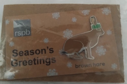 Rspb pin badge brown - badge, a