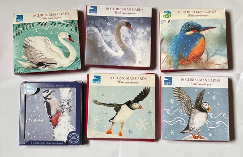 Rspb charity xmas cards - rspb,