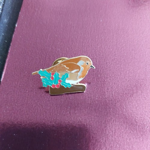 Rspb british pin - rspb, (xmas