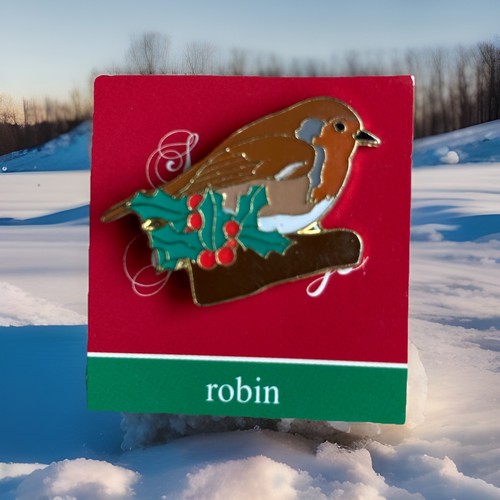 Rspb pin badge - pin, christmas