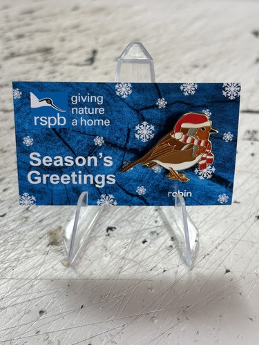Rspb christmas robin blue - rspb,